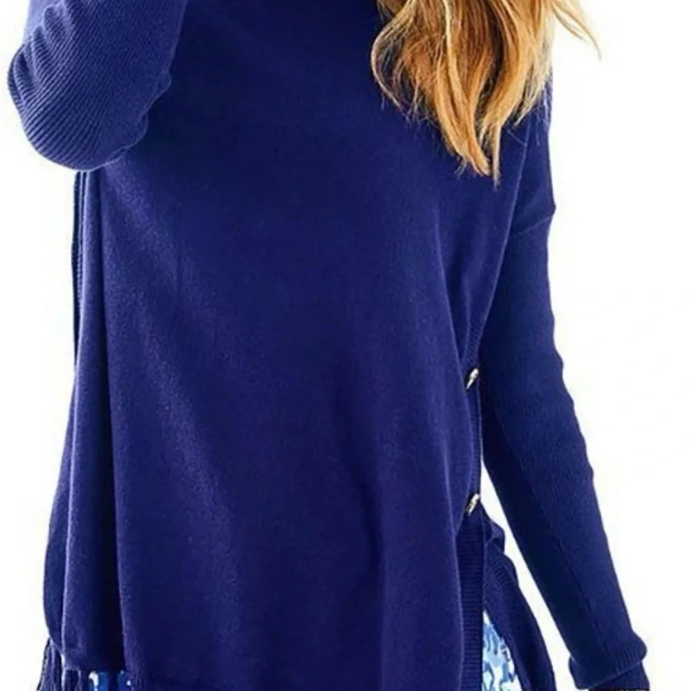 Lily Pulitzer Ramona fringe sweater - Picture 2 of 8